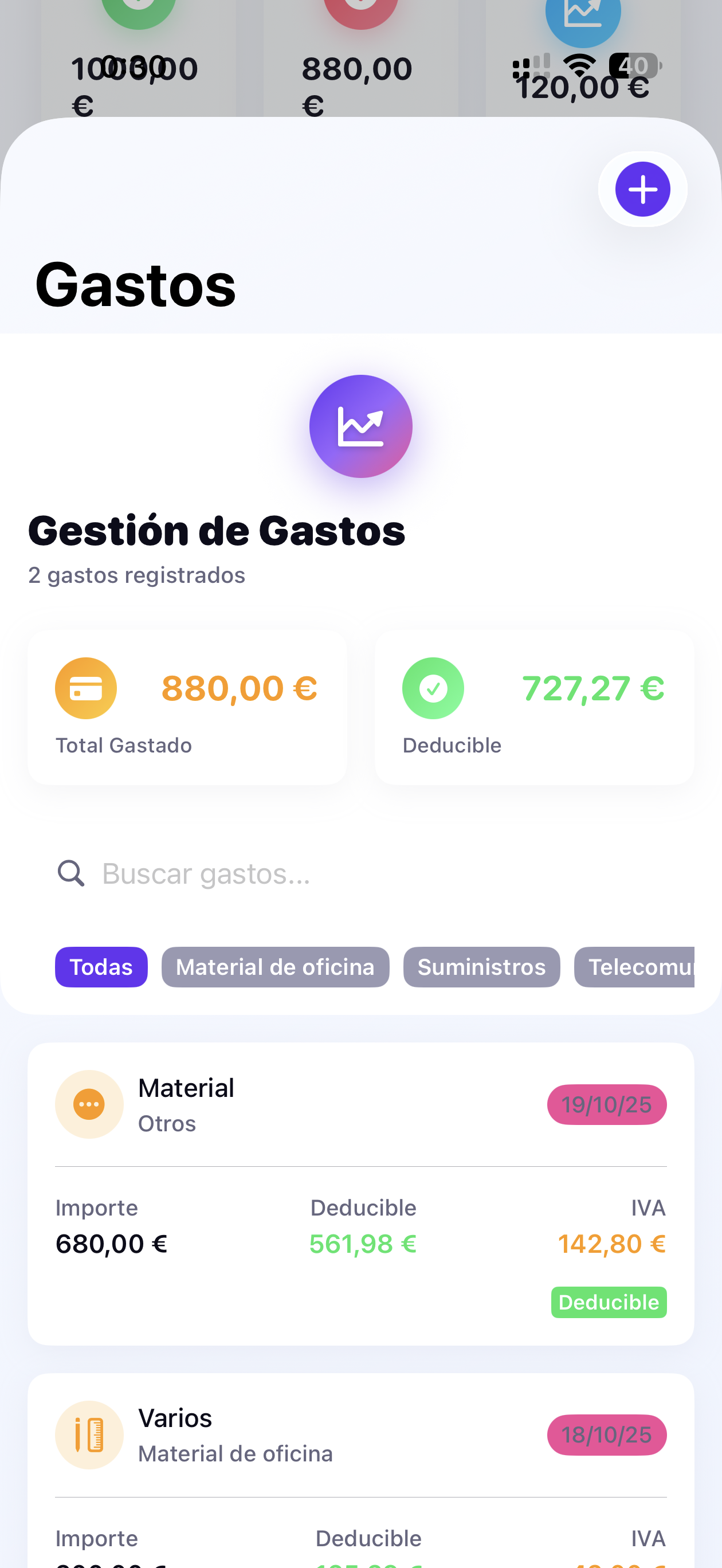 Gestión de Gastos